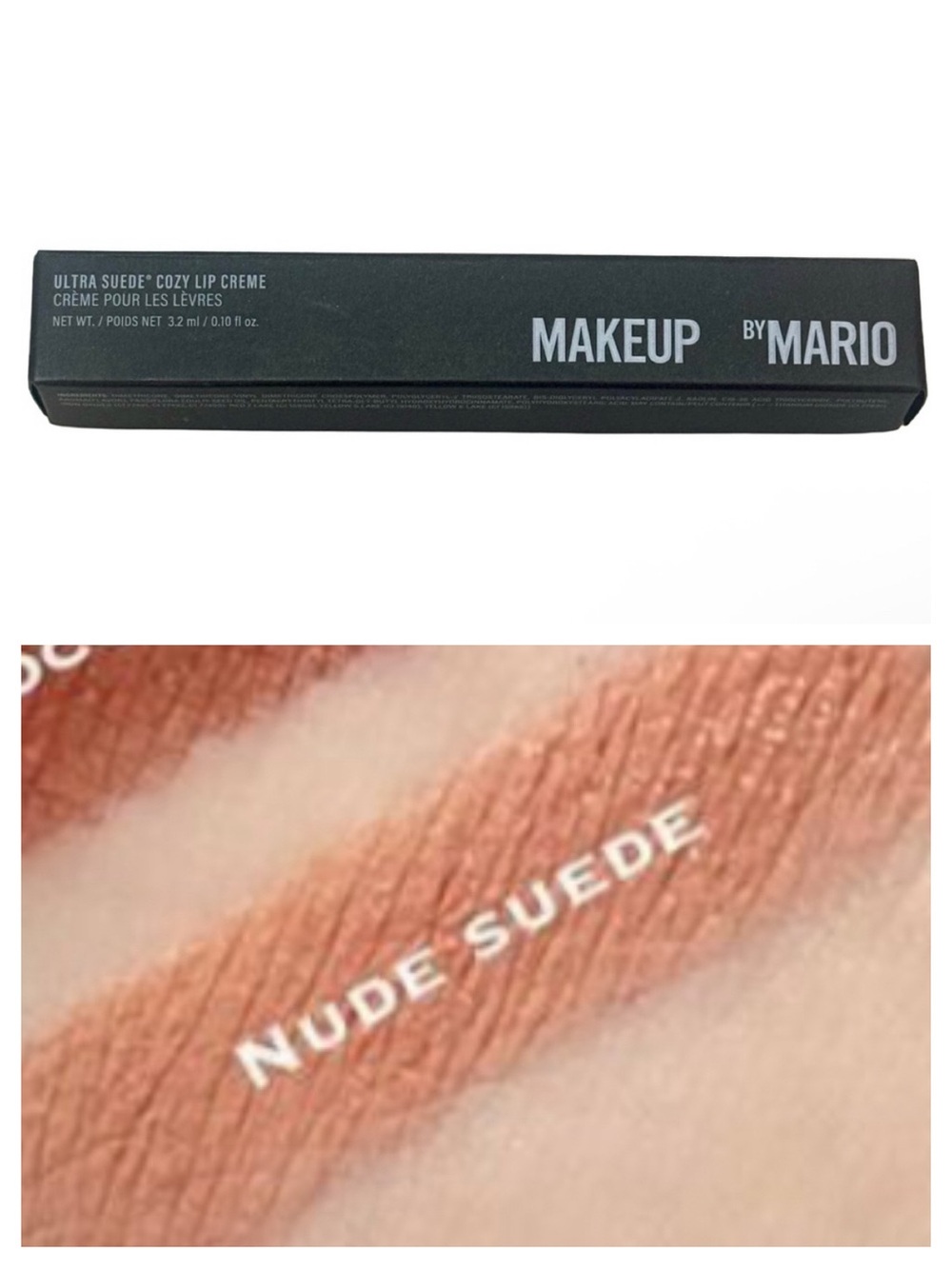 Makeup by Mario Ultra Suede Cozy Lip Creme Nude Suede Satin Matte Sephora NIB